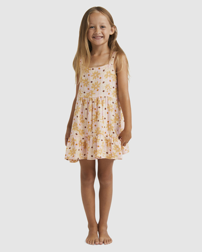 0 Girls 0-5 Little Daisy Dress Pink UBOWD00110 Billabong