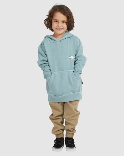 0 Boy's (2-7) Bong Days Pop Pullover Hoodie Blue UBTFT00108 Billabong