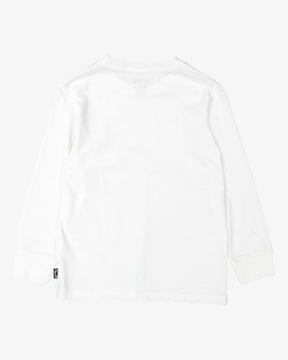 4 Boy's (2-7) Groms Core Arch Long Sleeve T-Shirt White UBTZT00113 Billabong