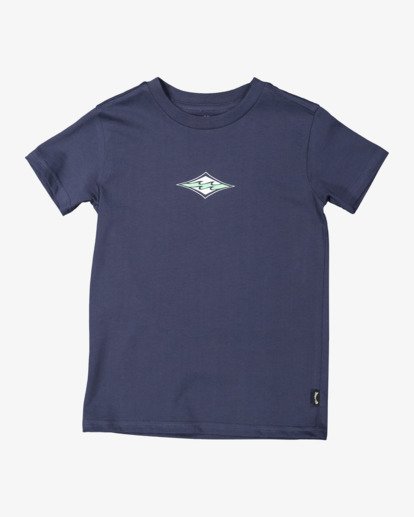 3 Boy's (2-7) Groms Diamond Wave Short Sleeve T-Shirt Blue UBTZT00117 Billabong