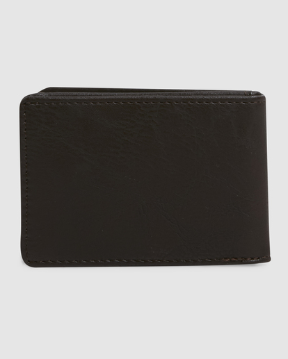 1 Revival Slim Line Bi-Fold Wallet Brown UBYAA00111 Billabong