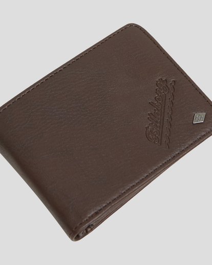 4 Line Up Flip Bi-Fold Wallet Green UBYAA00116 Billabong