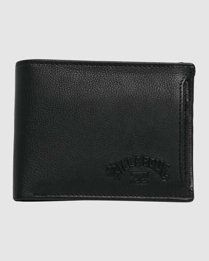 0 Slim 2 In 1 Leather Wallet Black UBYAA00196 Billabong