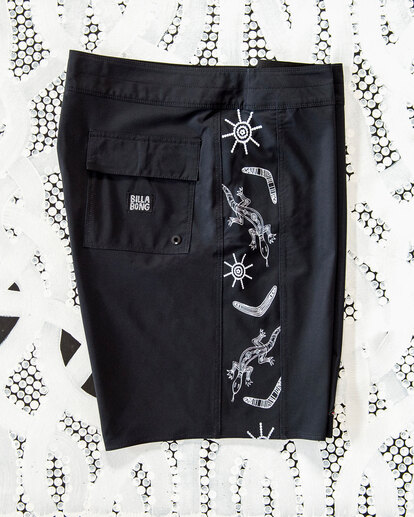 1 Otis Dbah Pro - Boardshorts de desempenho para Homem Preto UBYBS00158 Billabong