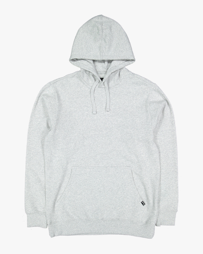 0 Overdyed Pop Pullover Hoodie Grey UBYFT00112 Billabong