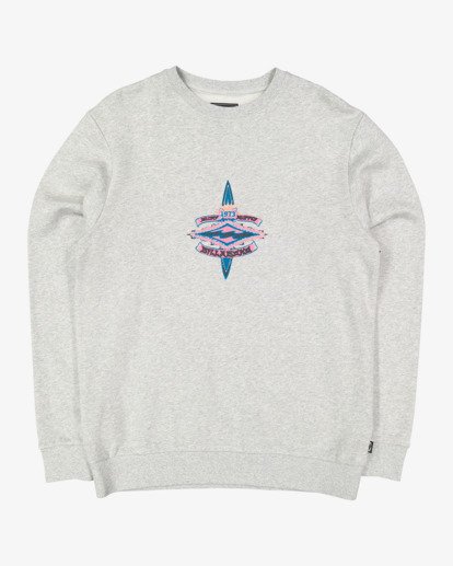 5 Core Diamond Crewneck Sweatshirt Grey UBYFT00125 Billabong