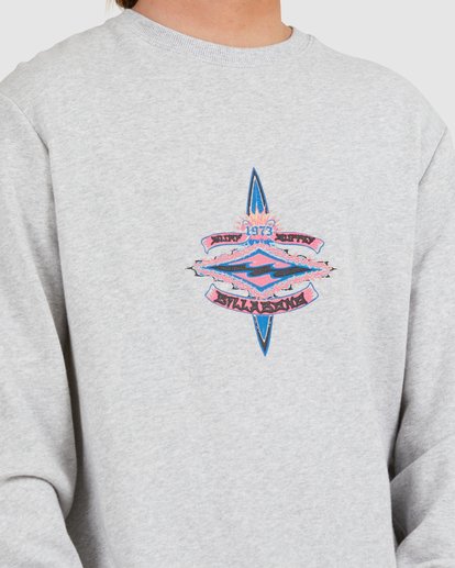 4 Core Diamond Crewneck Sweatshirt Grey UBYFT00125 Billabong