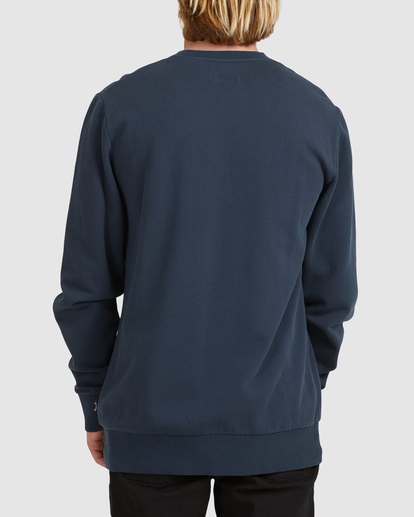 3 Overdyed Crewneck Sweatshirt Blue UBYFT00127 Billabong