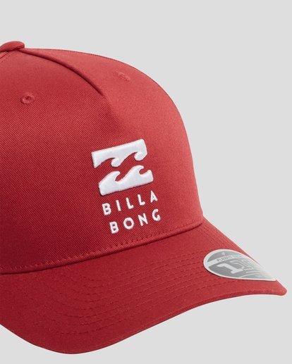 3 United Flexfit 110 Snapback Hat Red UBYHA00111 Billabong