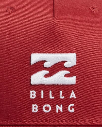 4 United Flexfit 110 Snapback Hat Red UBYHA00111 Billabong