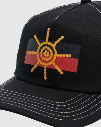 4 Otis Sunrise Snapback Hat Black UBYHA00258 Billabong