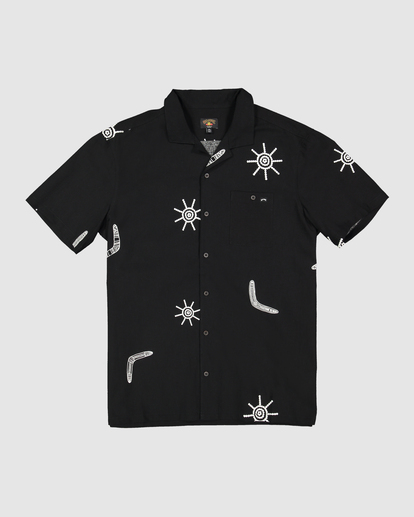 5 Otis Suns Vacay Shirt Black UBYWT00120 Billabong
