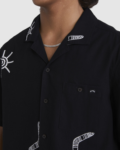 4 Otis Suns Vacay Shirt Black UBYWT00120 Billabong
