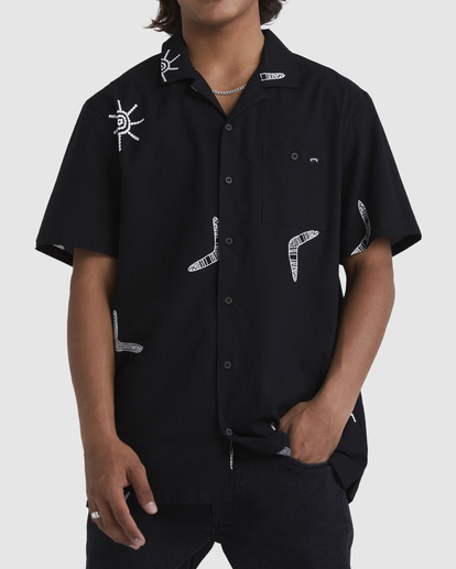 1 Otis Suns Vacay Shirt Black UBYWT00120 Billabong