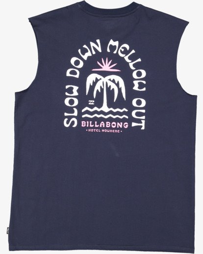 6 Heat Muscle Tank Top Blue UBYZT00180 Billabong