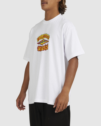 6 Skeggs Flamin - T-Shirt for Men White UBYZT00362 Billabong