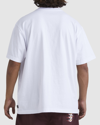 3 Otis Flag - Camiseta para Hombre Blanco UBYZT00417 Billabong