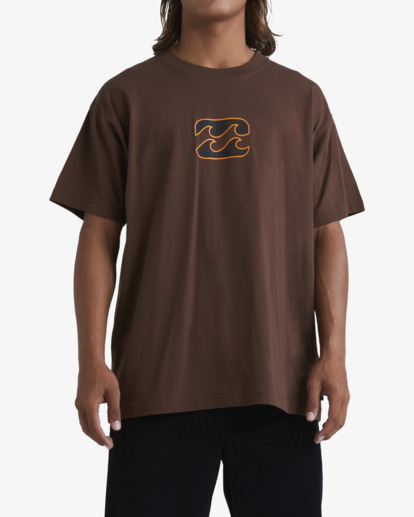 0 73 Wave T-Shirt Brown UBYZT00549 Billabong