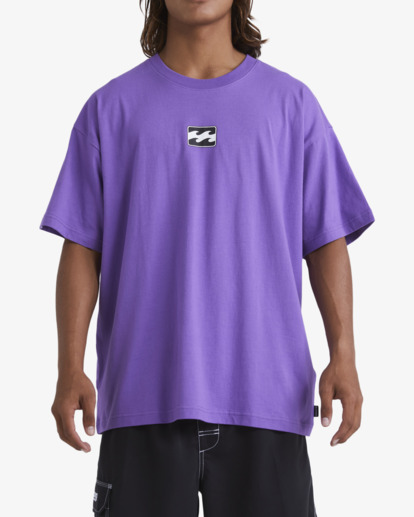 0 Logo T-Shirt Purple UBYZT00572 Billabong