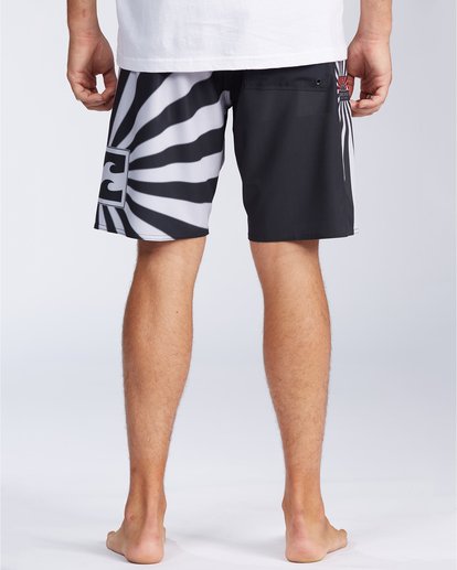 3 Rising Sun AI D Bah Airlite 18.5" - Cal&ccedil;&otilde;es de banho pelo joelho para Homem Grey V1BS05BIW0 Billabong