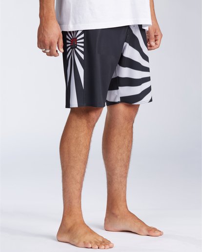 2 Rising Sun AI D Bah Airlite 18.5" - Cal&ccedil;&otilde;es de banho pelo joelho para Homem Grey V1BS05BIW0 Billabong