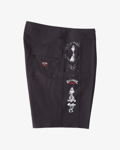 7 Grinch Aloha D Bah Pro 19" - Board Shorts for Men Black V1BS10BIW0 Billabong