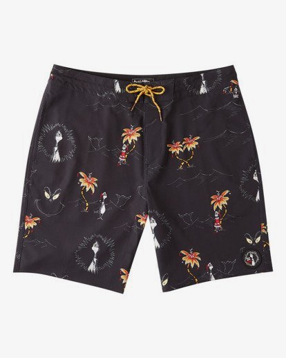 4 Grinch Aloha Mini Lo Tides 19" - Board Shorts for Men Black V1BS11BIW0 Billabong