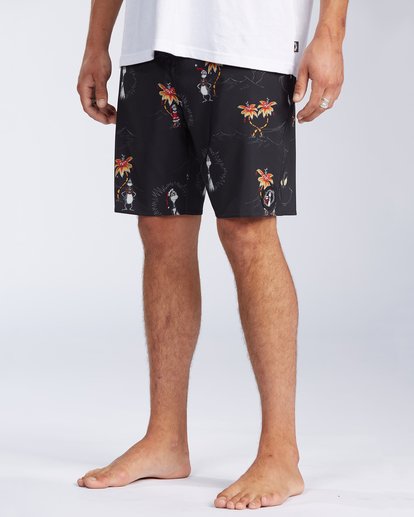 2 Grinch Aloha Mini Lo Tides 19" - Board Shorts for Men Black V1BS11BIW0 Billabong