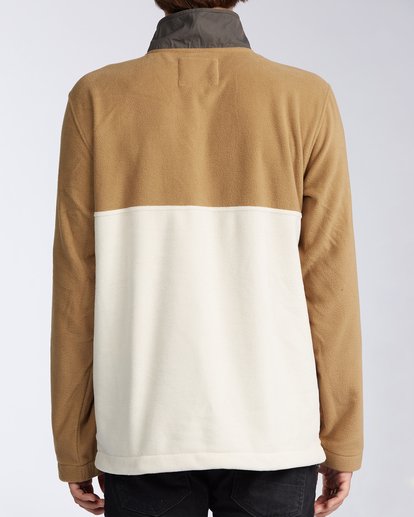 1 Boundary Mock Lite - Half Zip Polar Fleece for Men Beige V1FL04BIW0 Billabong