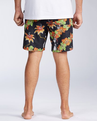 1 Grinch Aloha Layback 17" - Board Shorts for Men Black V1LB03BIW0 Billabong
