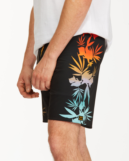 7 D Bah Airlite 19" - Recycelte Boardshorts für Männer Schwarz W1BS20BIP1 Billabong