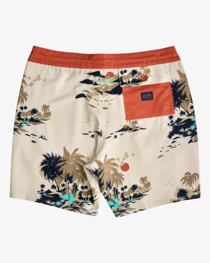 1 Adventure Division Surftrek Low Tide 17" - Cal&ccedil;&otilde;es de banho pelo joelho para Homem Beige W1BS55BIP1 Billabong
