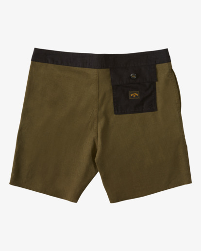 1 Adventure Division Surftrek Hemp 17" - Boardshort de tejido reciclado para Hombre Marron W1BS56BIP1 Billabong