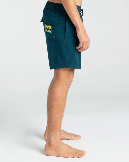 2 All Day Heritage Layback 16" - Short de Natación para Hombre Azul W1LB13BIP1 Billabong