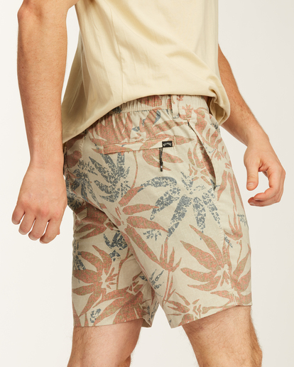 4 Adventure Division Surftrek Hemp - Gerecyclede Elastische Short voor Heren  W1WK42BIP1 Billabong