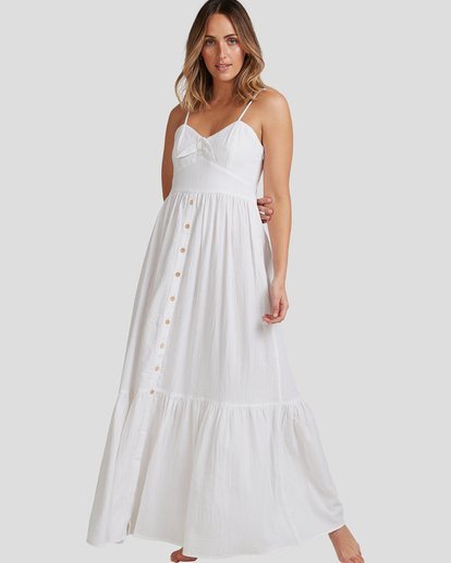 0 Franca - Maxi-jurk voor Dames White W3DR54BIP1 Billabong