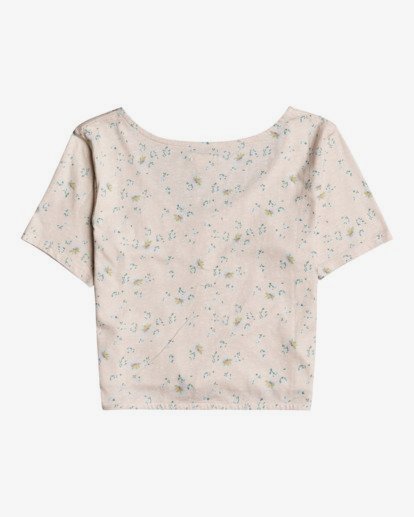 4 Girly - Short Sleeve Knit Top for Women White W3KT16BIP1 Billabong