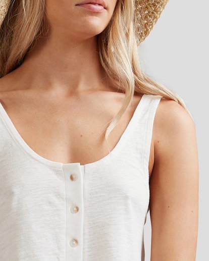 4 Botton Thru - Tank Top for Women White W3KT30BIP1 Billabong