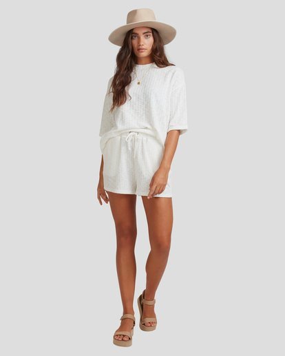 6 Sunset - Oversized Top for Women White W3KT50BIP1 Billabong