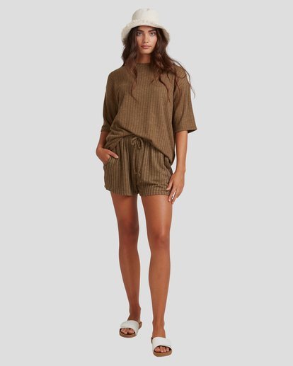 6 Sunset - Oversized Top for Women Green W3KT50BIP1 Billabong