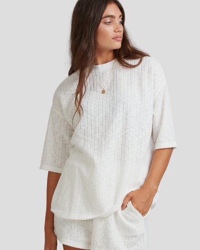 5 Sunset - Oversized Top for Women White W3KT50BIP1 Billabong