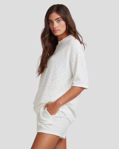 1 Sunset - Oversized Top for Women White W3KT50BIP1 Billabong