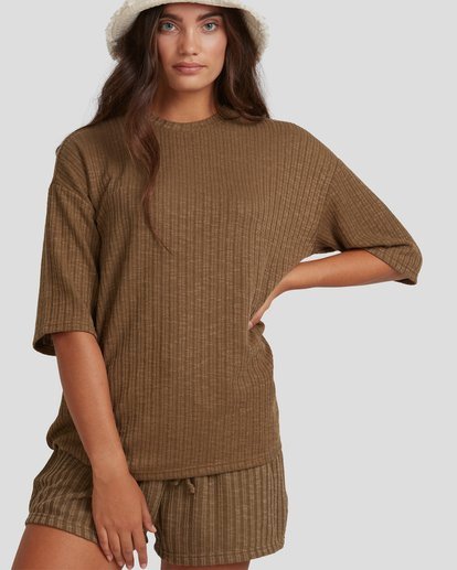 5 Sunset - Oversized Top for Women Green W3KT50BIP1 Billabong