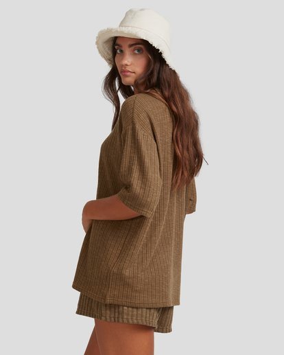 1 Sunset - Oversized Top for Women Green W3KT50BIP1 Billabong