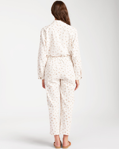 3 Just Work It - Beach Jumpsuit for Women White W3PT14BIP1 Billabong