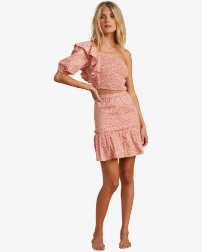 1 Salty Blonde Upside - Midi Skirt for Women Orange W3SK04BIP1 Billabong