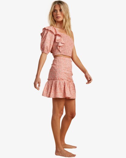 4 Salty Blonde Upside - Midi Skirt for Women Orange W3SK04BIP1 Billabong