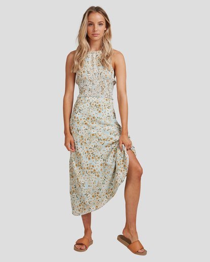 5 Del Mar - Midi Skirt for Women Blue W3SK50BIP1 Billabong