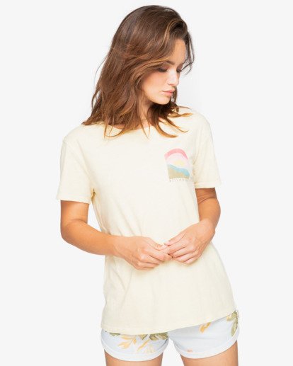 2 Rays Of Sun - Boyfriend T-Shirt for Women Yellow W3SS20BIP1 Billabong