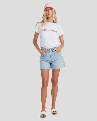 7 Billabong - T-Shirt for Women White W3SS58BIP1 Billabong